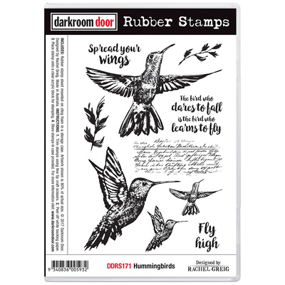 Rubber Stamp Set - Hummingbirds