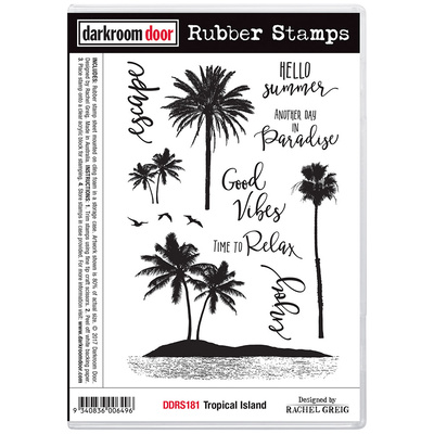 Rubber Stamp Set - Tropical Island 