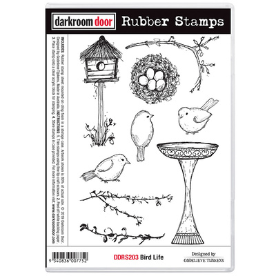 Rubber Stamp Set - Bird Life