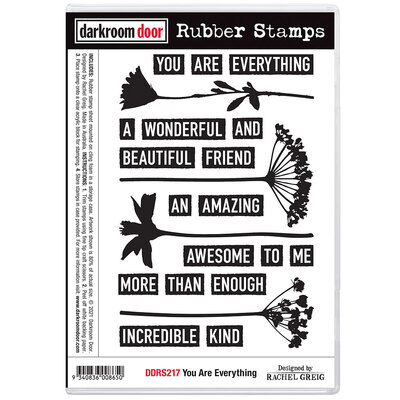 Rubber Stamp Set - You Are Everything