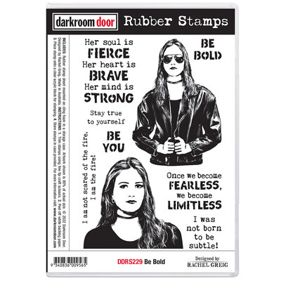 Rubber Stamp Set - Be Bold