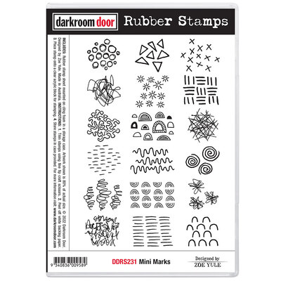 Rubber Stamp Set - Mini Marks