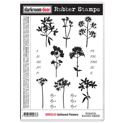 Rubber Stamp Set - Gathered Flowers