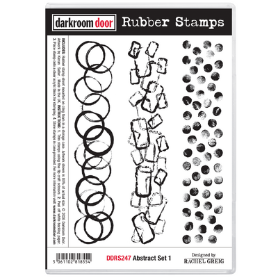 Rubber Stamp Set - Abstract Set 1