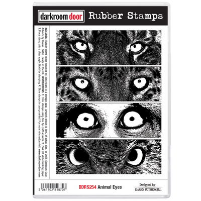 Rubber Stamp Set - Animal Eyes