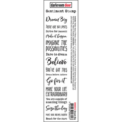 Sentiment Stamp - Dream Big