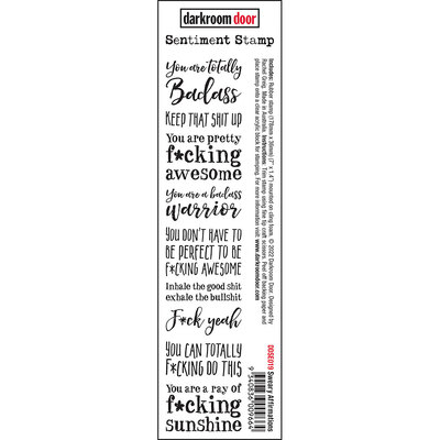 Sentiment Stamp - Sweary Affirmations