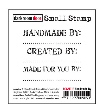 Small Stamp - Handmade By