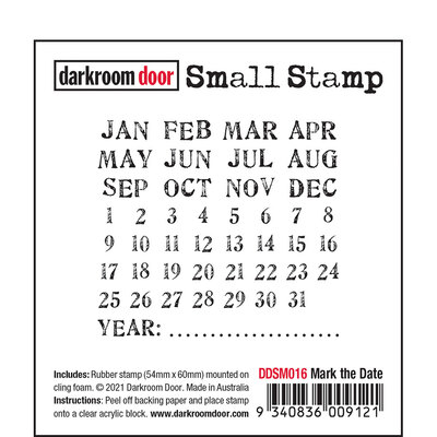 Small Stamp - Mark The Date