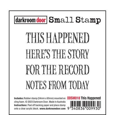 Darkroom Door - Small Stencil - Brick Wall – Topflight Stamps, LLC