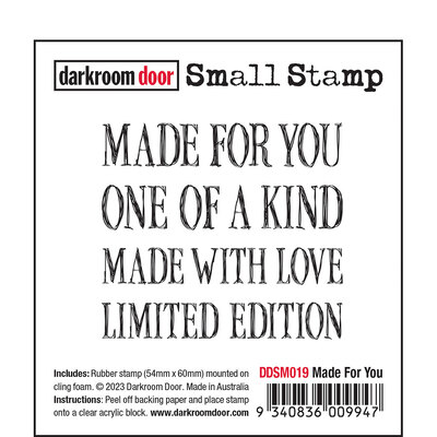 Small Stamp - Made For You