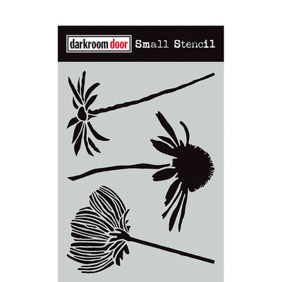 Small Stencil - Carved Flowers