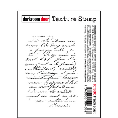 Texture Stamp - French Script