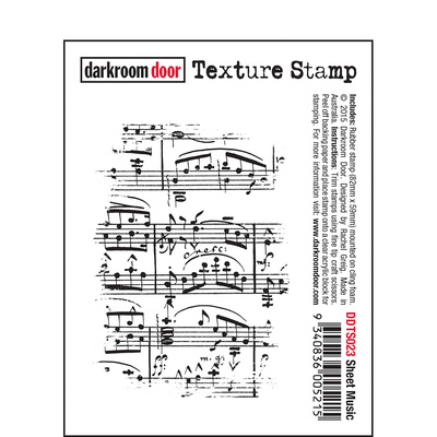 Texture Stamp - Sheet Music