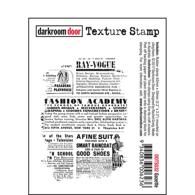 Texture Stamp - Gazette