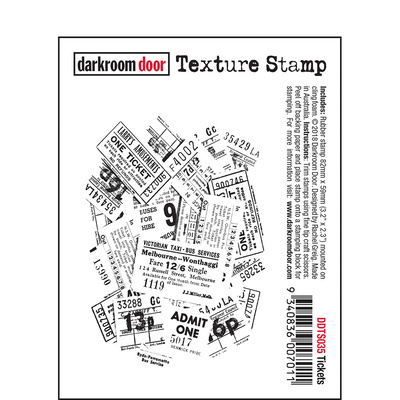 Texture Stamp - Tickets
