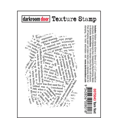 Texture Stamp - Torn Text
