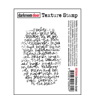 Texture Stamp - Christmas Script