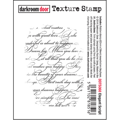 Texture Stamp - Elegant Script