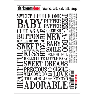 Word Block Stamp - Baby