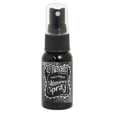 Dylusions Shimmer Spray - Black Marble
