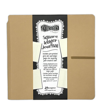 Dylusions Creative Journal - Square Ledger