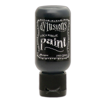 Dylusions Paint - Black Marble