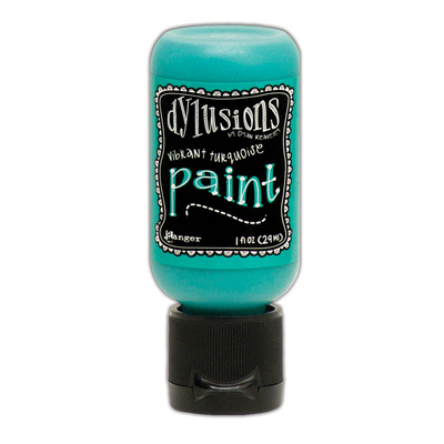 Dylusions Paint - Vibrant Turquoise