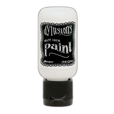 Dylusions Paint - White Linen