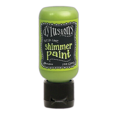 Dylusions Shimmer Paint - Fresh Lime