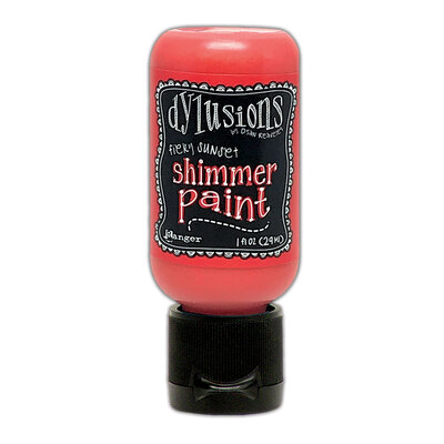 Dylusions Shimmer Paint - Fiery Sunset