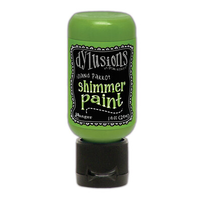 Dylusions Shimmer Paint - Island Parrot