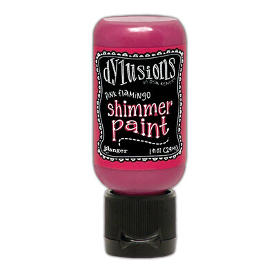 Dylusions Shimmer Paint - Pink Flamingo