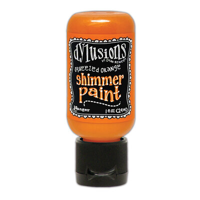 Dylusions Shimmer Paint - Squeezed Orange