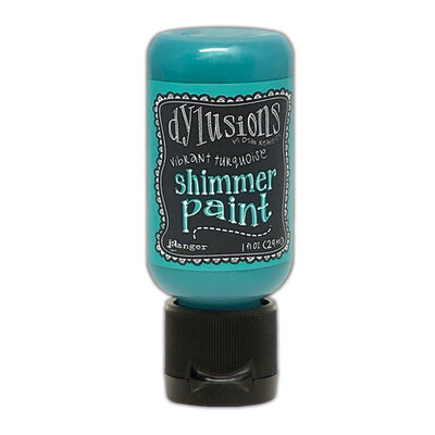 Dylusions Shimmer Paint - Vibrant Turquoise
