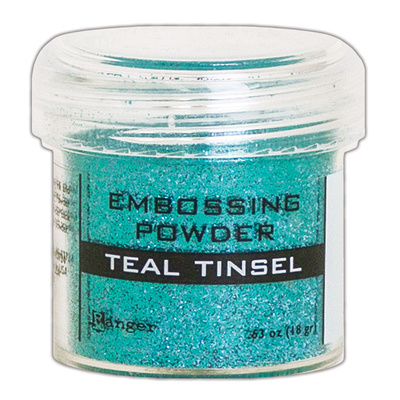 Embossing Powder Tinsel - Teal