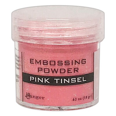 Embossing Powder Tinsel - Pink