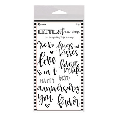 Letter It Clear Stamps Set 6x4 - Loves*