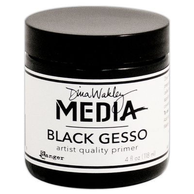 Dina Wakley MEdia - Gesso Black (118ml)