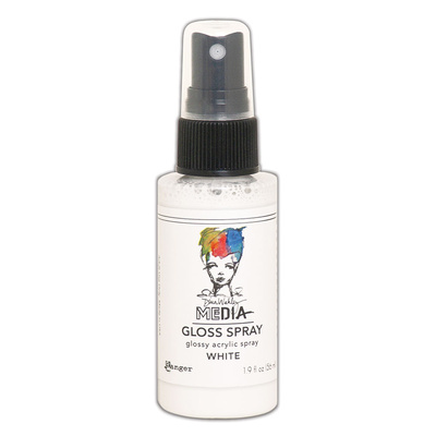 Dina Wakley MEdia Gloss Spray - White