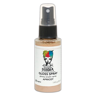 Dina Wakley MEdia Gloss Spray - Apricot