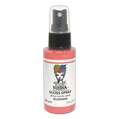 Dina Wakley MEdia Gloss Spray - Blushing