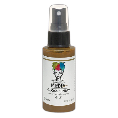 Dina Wakley MEdia Gloss Spray - Gilt
