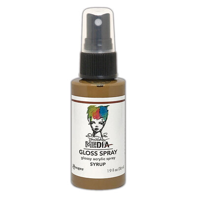 Dina Wakley MEdia Gloss Spray - Syrup