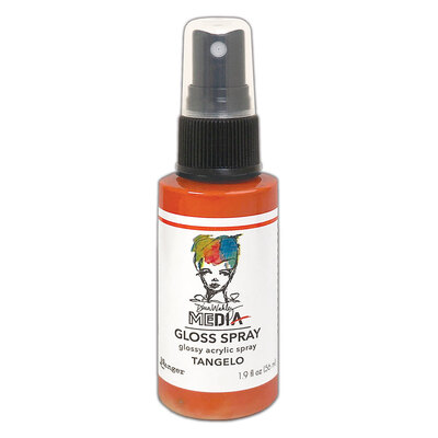 Dina Wakley MEdia Gloss Spray - Tangelo