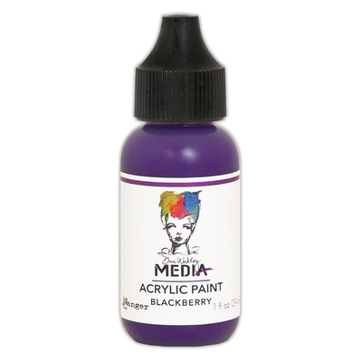 Dina Wakley MEdia Acrylic Paint - Blackberry