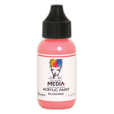 Dina Wakley MEdia Acrylic Paint - Blushing