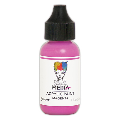 Dina Wakley MEdia Acrylic Paint - Magenta