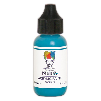 Dina Wakley MEdia Acrylic Paint - Ocean