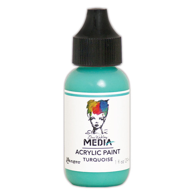 Dina Wakley MEdia Acrylic Paint - Turquoise